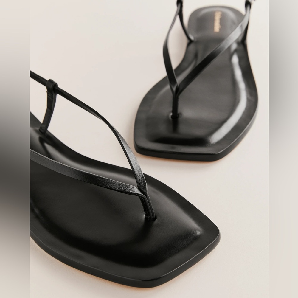 Reformation Black Sandals
